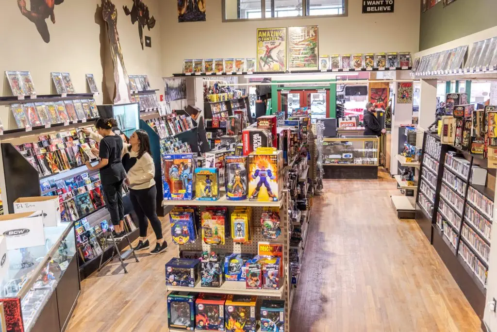 comic book store