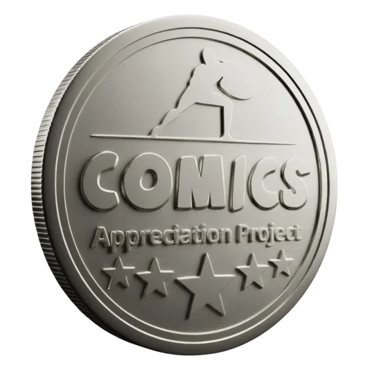 Comics Appreciation Project Coin Logo